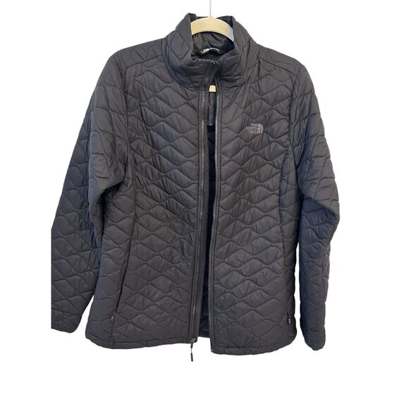 The North Face ThermoBall Insulated Black Jacket - Women's Size Large - Picture 1 of 5